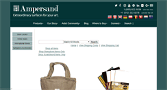 Desktop Screenshot of ampersandart.secure-mall.com